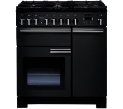 RANGEMASTER  Professional Deluxe 90 Dual Fuel Range Cooker - Slate & Chrome